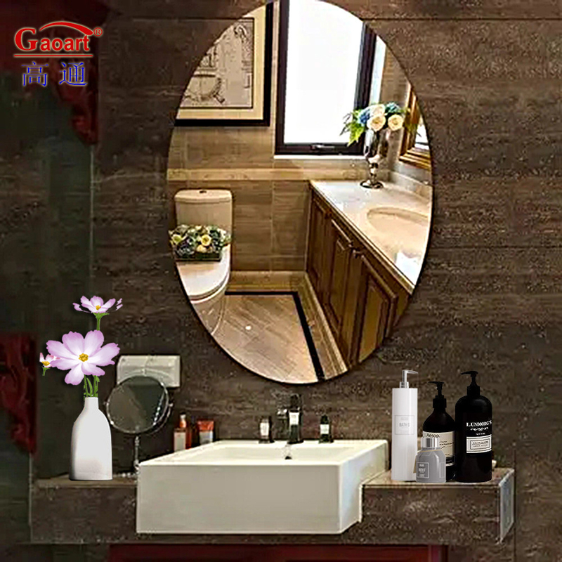 Miroir de décoration de la maison Miroir murale moderne en forme de robe en forme de grand cercle Étoile de beauté 50