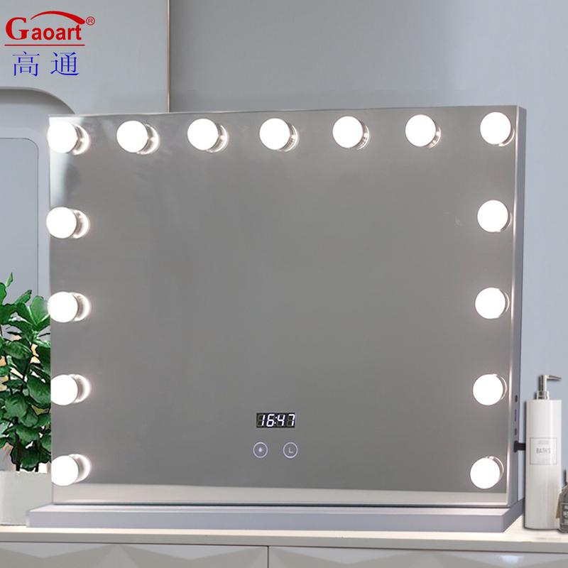 Maquillage de design populaire Vanité LED personnalisé grand éclairage Décoration de la maison avec miroir ampoule
