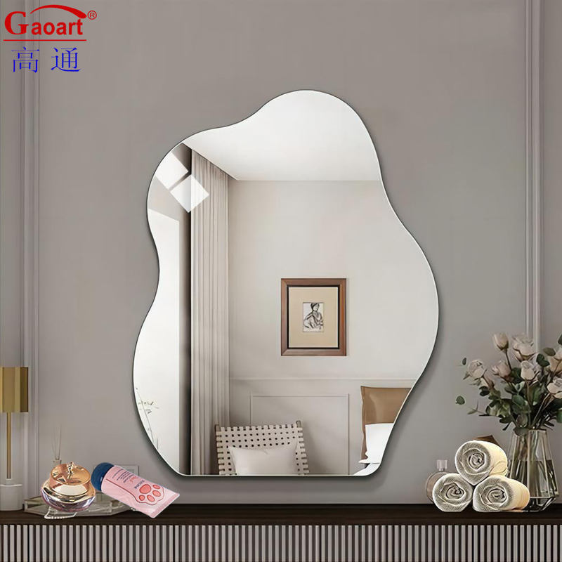 Modern Design Full Length Wall Sticker Mirror pour la décoration de salle de bain de taille personnalisée