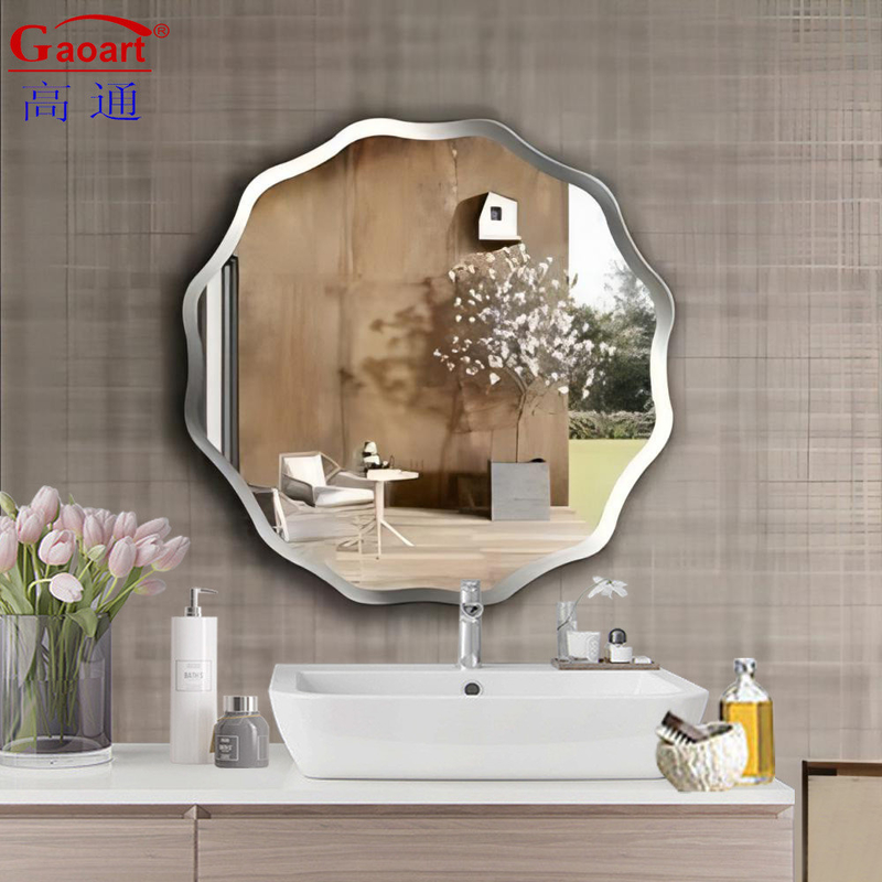 Grand miroir murale de décoration de maison pour salle de bains moderne