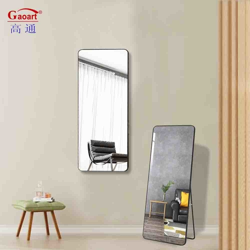 Miroir en verre pour la grande salle de bains mode arc de luxe pleine longueur grande décoration de chambre
