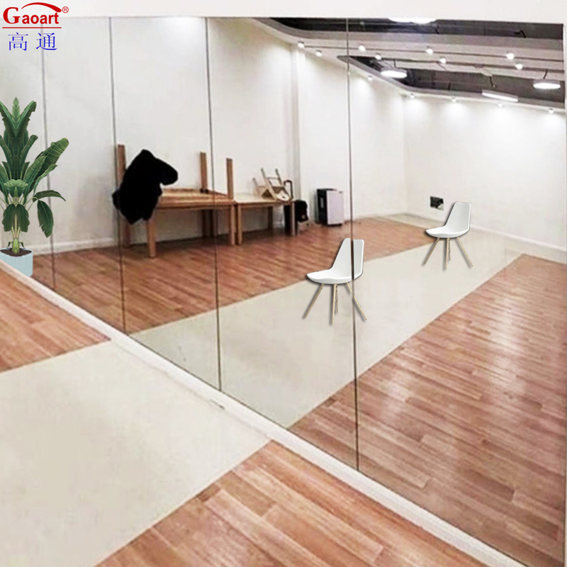 Modern salon de coiffure miroir décoratif avec design personnalisé couleur claire et épaisseur de 6 mm