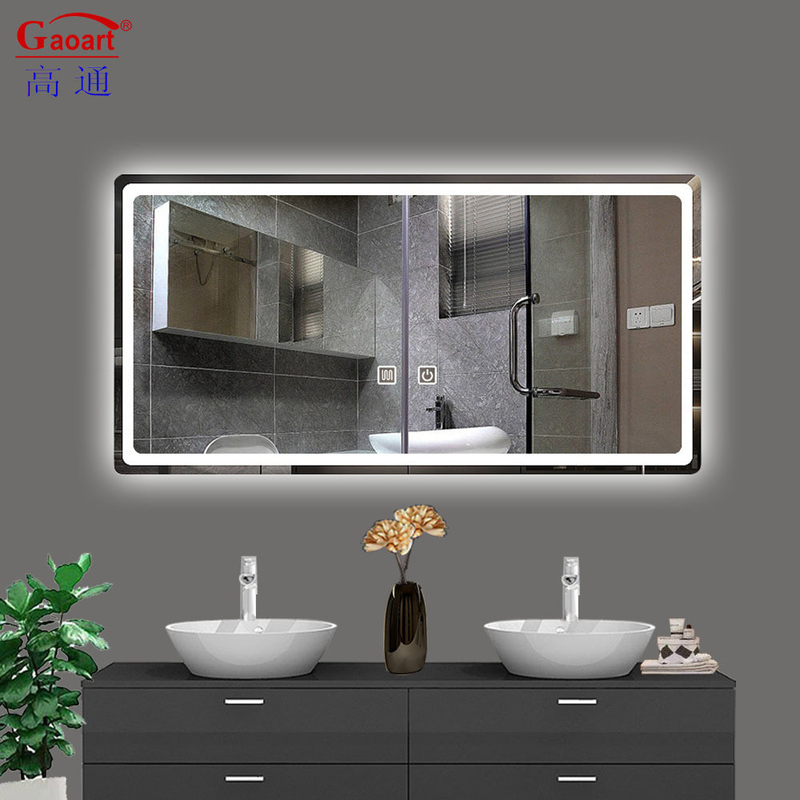 Miroir LED rond pour la décoration de salle de bain Taille personnalisée et technologie intelligente