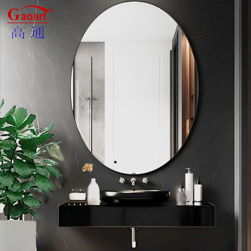 Miroir décoratif de salle de bain en verre Art Déco pour la maison de style européen