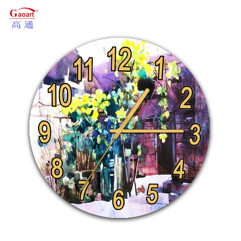 Grande horloge murale pour la décoration intérieure de style moderne dans le salon