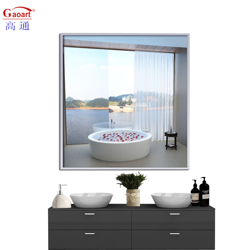 Taille personnalisée Miroir en verre en alliage d'aluminium pour la décoration de la maison