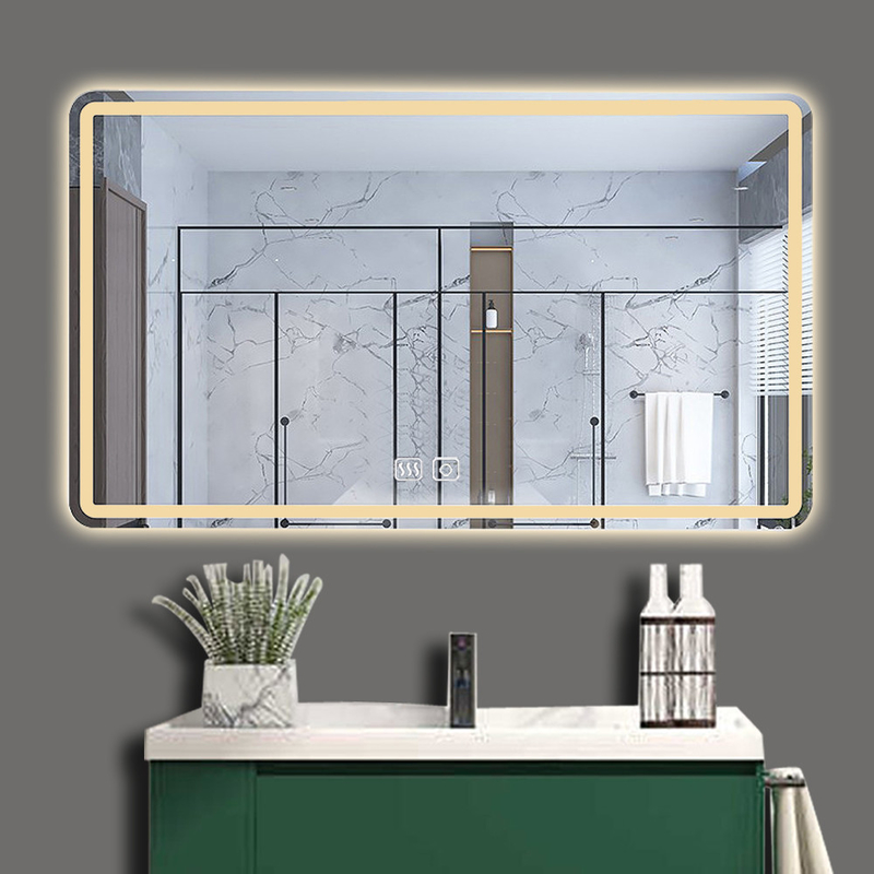 Design moderne taille personnalisée salle de bains LED miroir murale lumière pour la décoration de la maison de la salle complète