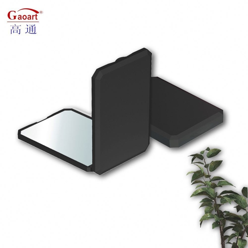 Compact réglable miroir vestimentaire de dame avec lumière LED en forme de cœur et design sur mesure