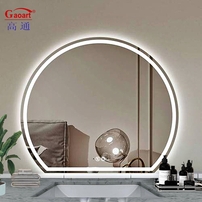 Taille personnalisée Smart Glass Led Salon écran tactile miroir de salle de bain pour la lumière murale LED