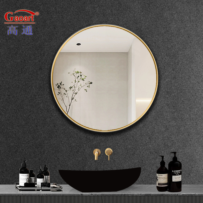 Tous les jours, l'occasion de miroir métallique décoratif pour salle de bains Vanité accroché dans une maison unique