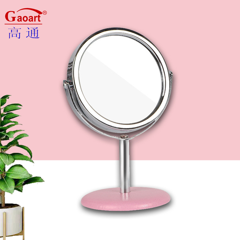 Table de maquillage compacte debout avec design de mode et miroir cosmétique