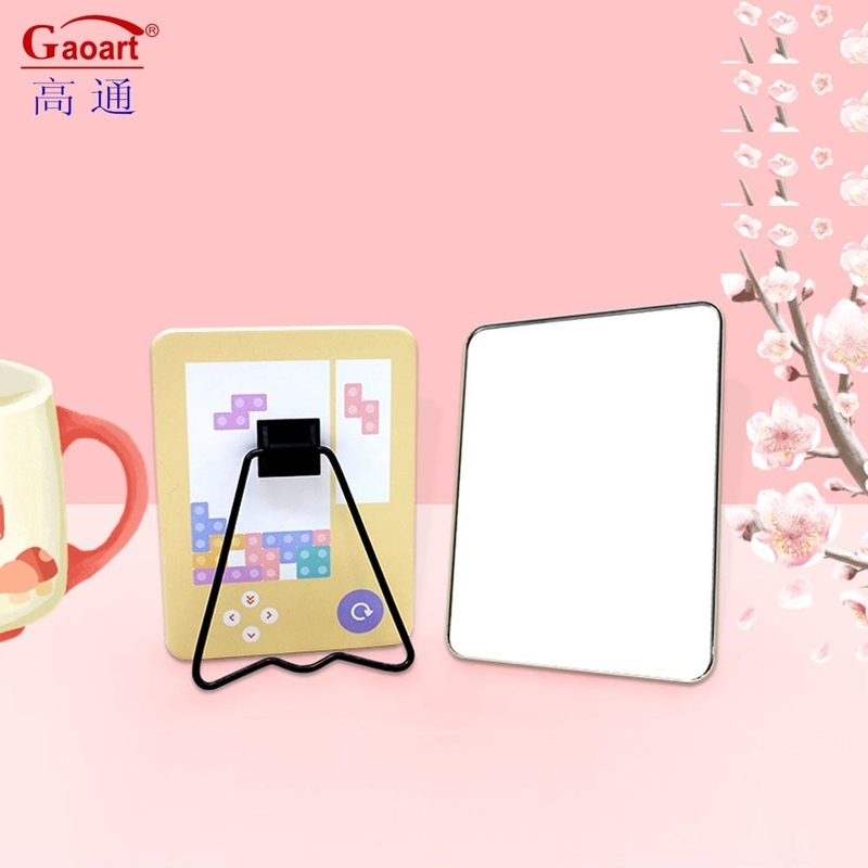 Portable Morden style cosmétique Tableau bureau maquillage haut debout Voyage mignon maquillage petit maquillage Bureau miroir