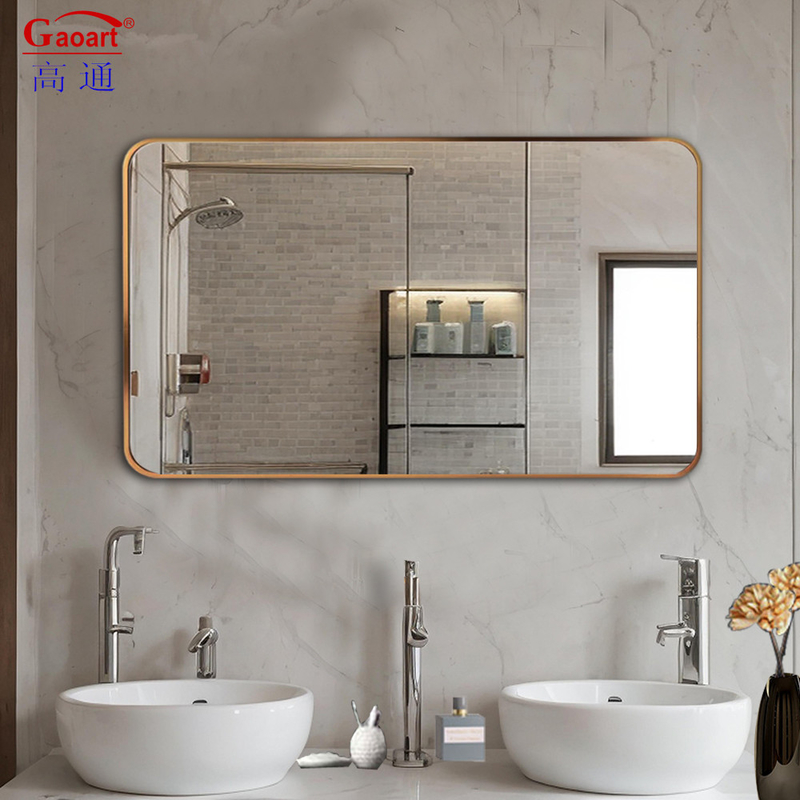 Chaque jour l'occasion de la forme moderne Grand cadre en or miroir suspendu pour la décoration murale art