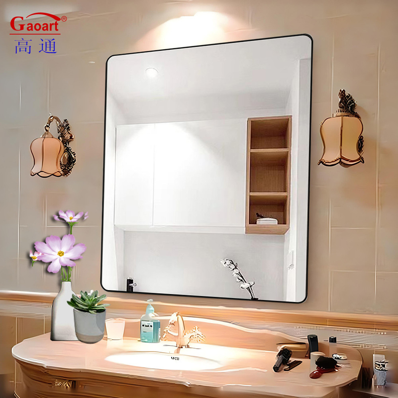 Tous les jours Occasion Métal Or Décoration de la maison Miroir en aluminium avec taille personnalisée