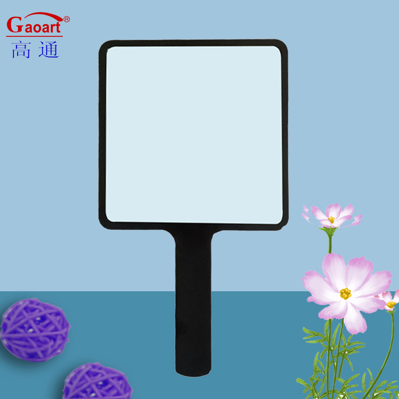 Miroir de main cosmétique de voyage sur mesure avec logo supplémentaire et avantages de maquillage de style moderne