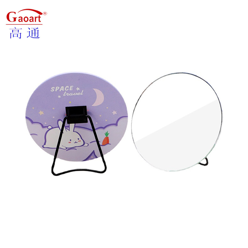 Mini-miroir en forme de cœur pour la décoration de maison personnalisée à la mode et le design réglable