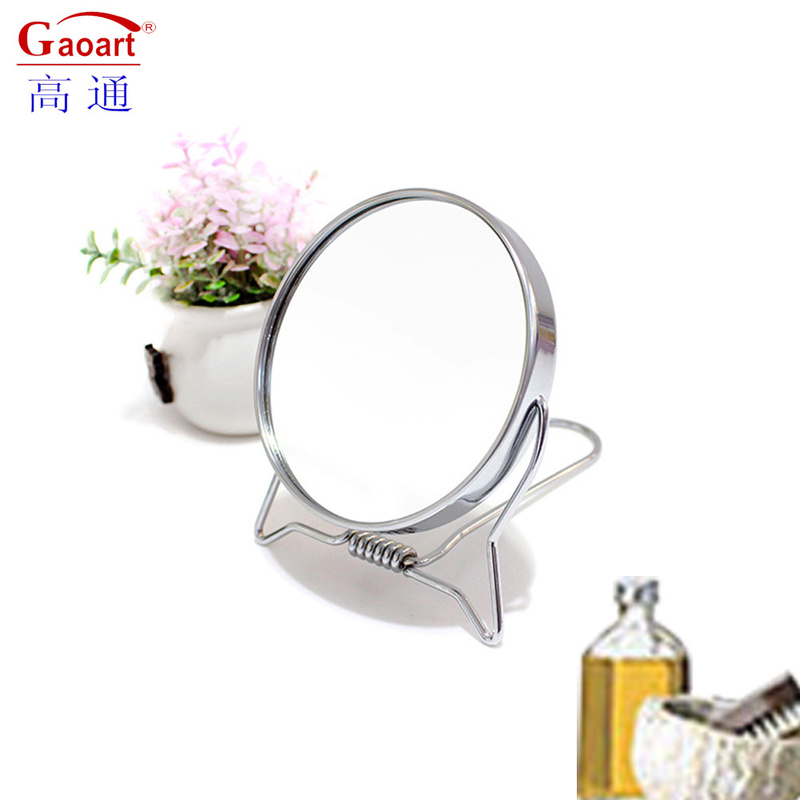 Cute Voyage Vanité Cosmétique Carré Pocket Table Bureau Maquillage Top Mirror Emballage personnalisé