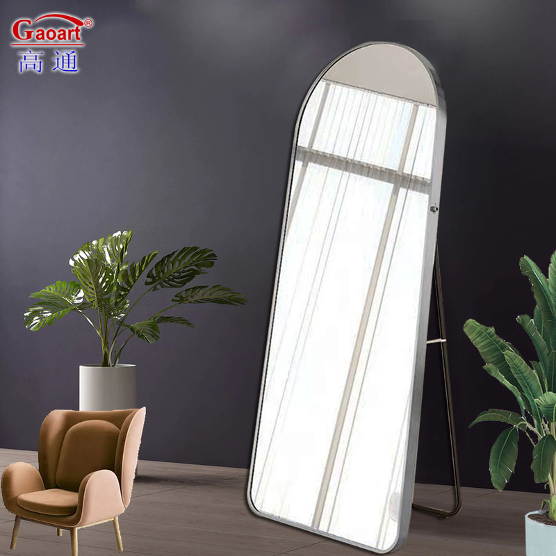 Design contemporain Style salle de bain Robe murale Longueur du corps Salon Grand miroir