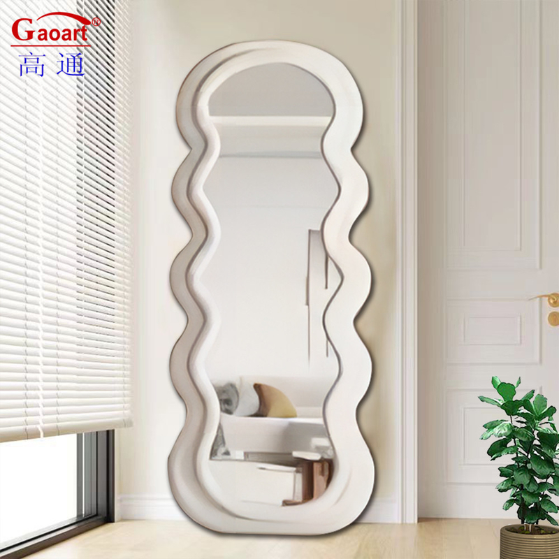 MDF miroir de verre personnalisé largeur de cadre vestiaire hôtel Art déco mur personnalisé long miroir