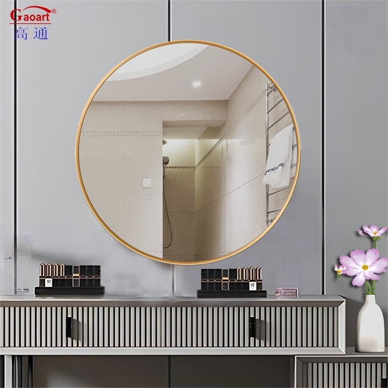 Décoration de la maison Design de vie unique salle de bains montée miroir mural carré pour la taille personnalisée