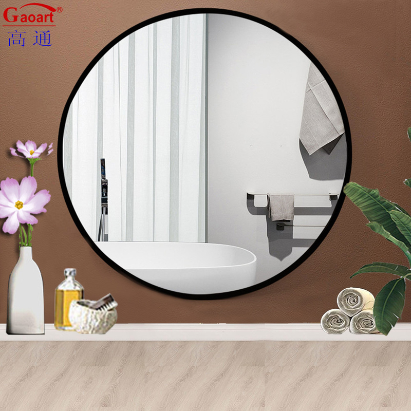 Accueil Vineshop Vintage Antique salle de bains Toilette Ronde Décoration de la maison Rétroviseur en plastique