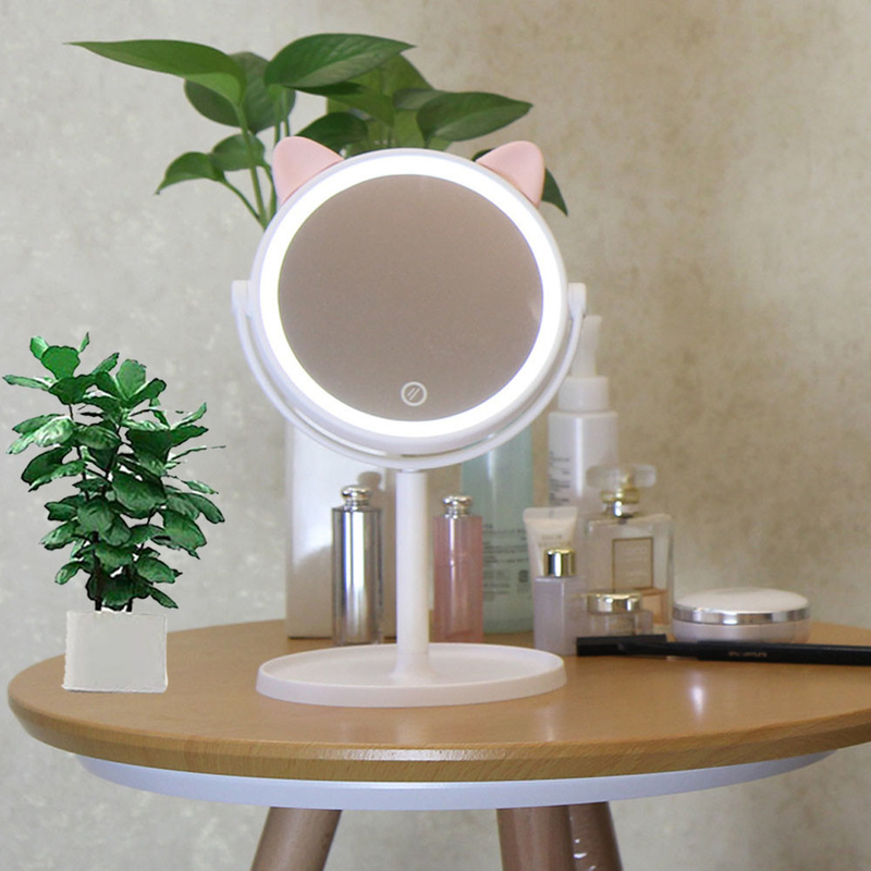Obtenez l' éclairage parfait pour votre maquillage avec notre miroir de maquillage avancé